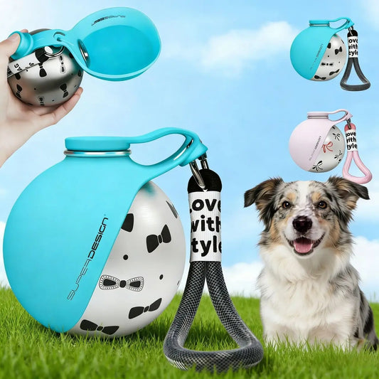 Borraccia per animali domestici blu